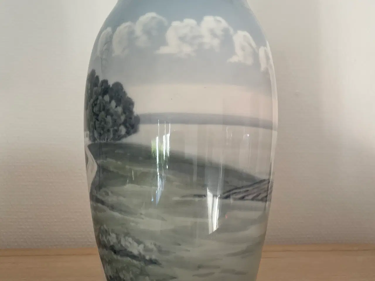 Billede 3 - Bing og Grøndahl vase med møllemotiv