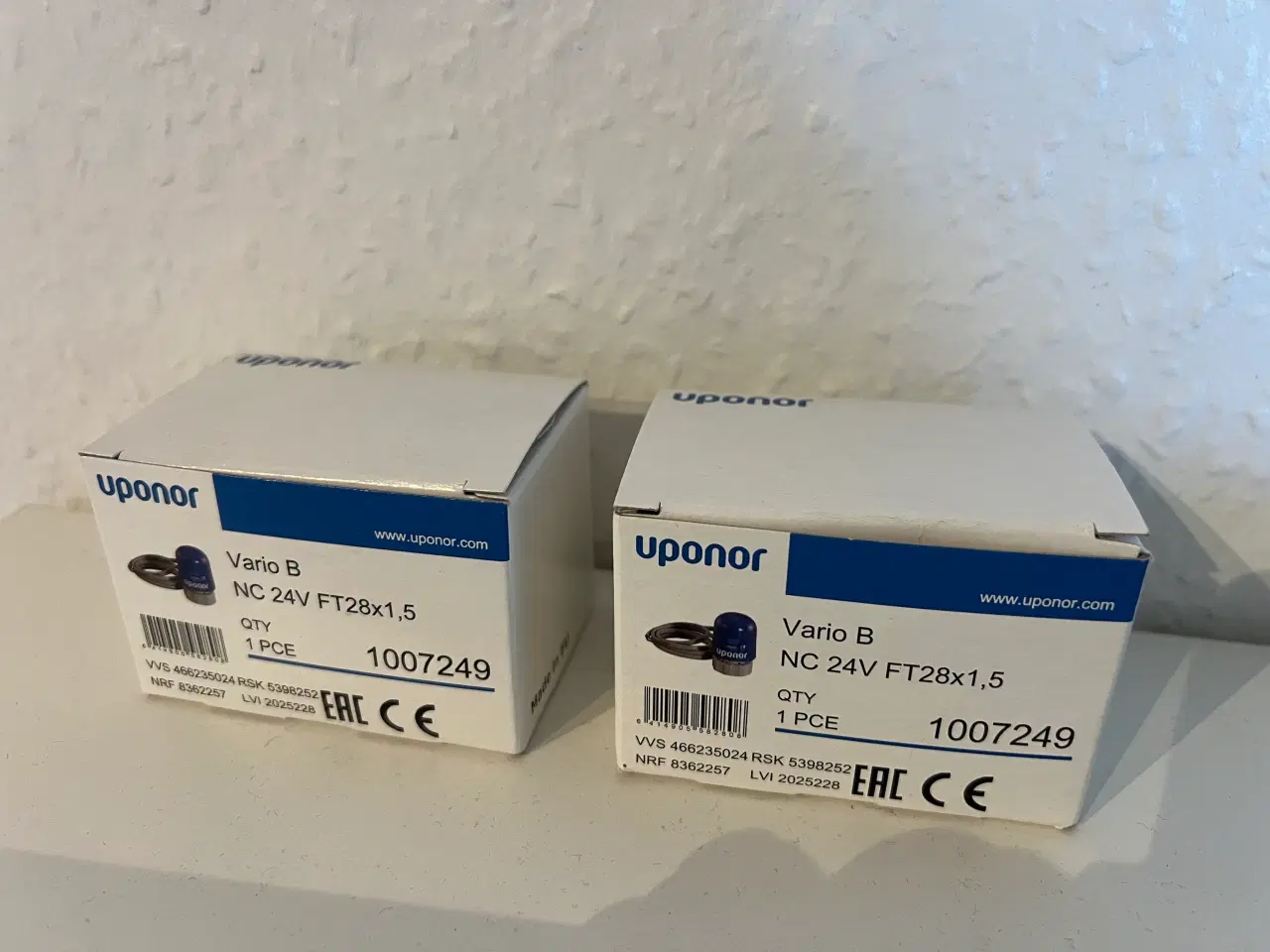 Billede 1 - 2 stk. Telestater Uponor Wirsbo Vario B