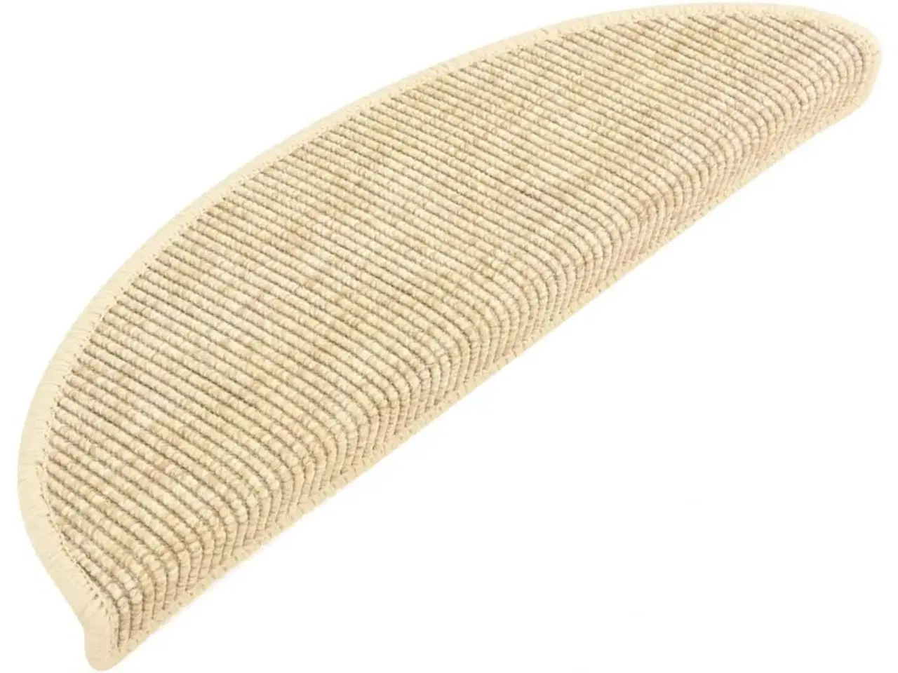 Billede 3 - Selvklæbende trappemåtter 15stk. 56x17x3cm sisal-look lys beige