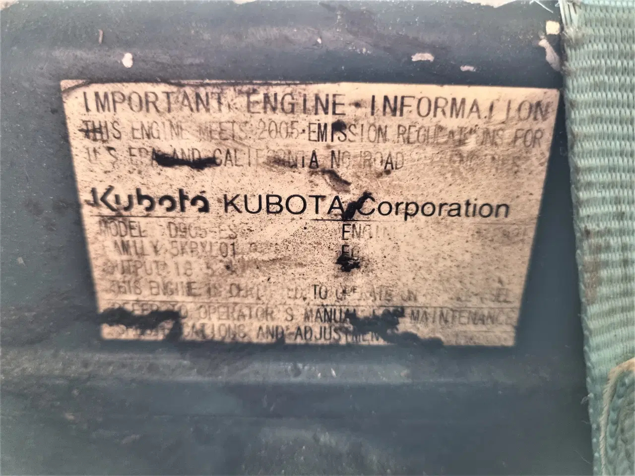 Billede 8 - Kubota D905 motor / 1500 driftstimer / 3 cylindre
