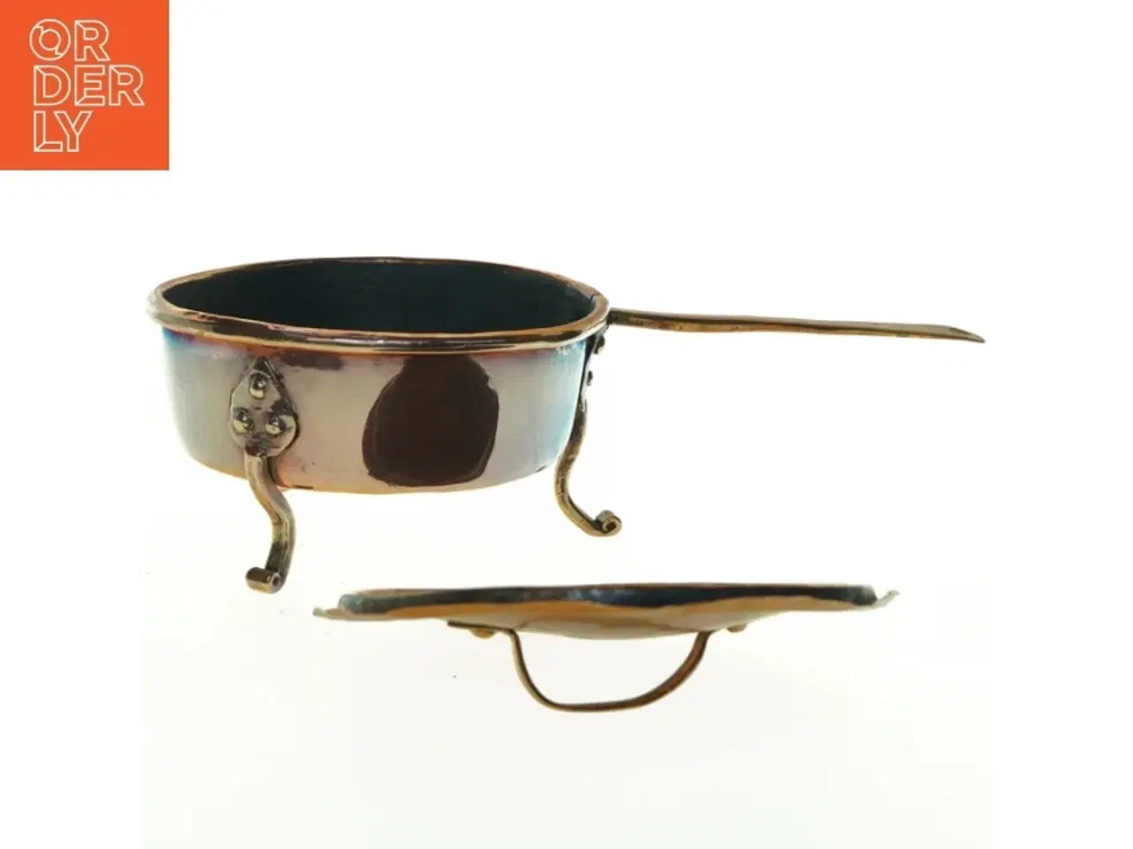 Billede 4 - Vintage kobber grydesæt (str. 38 x 20 x 13 cm)