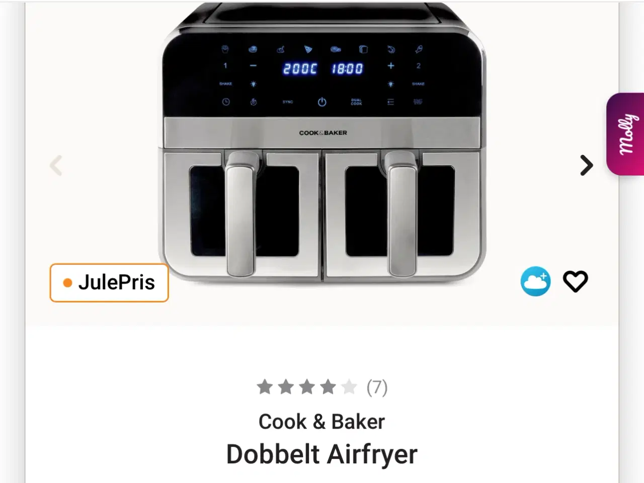 Billede 2 - Cook & Baker dobbelt airfryer