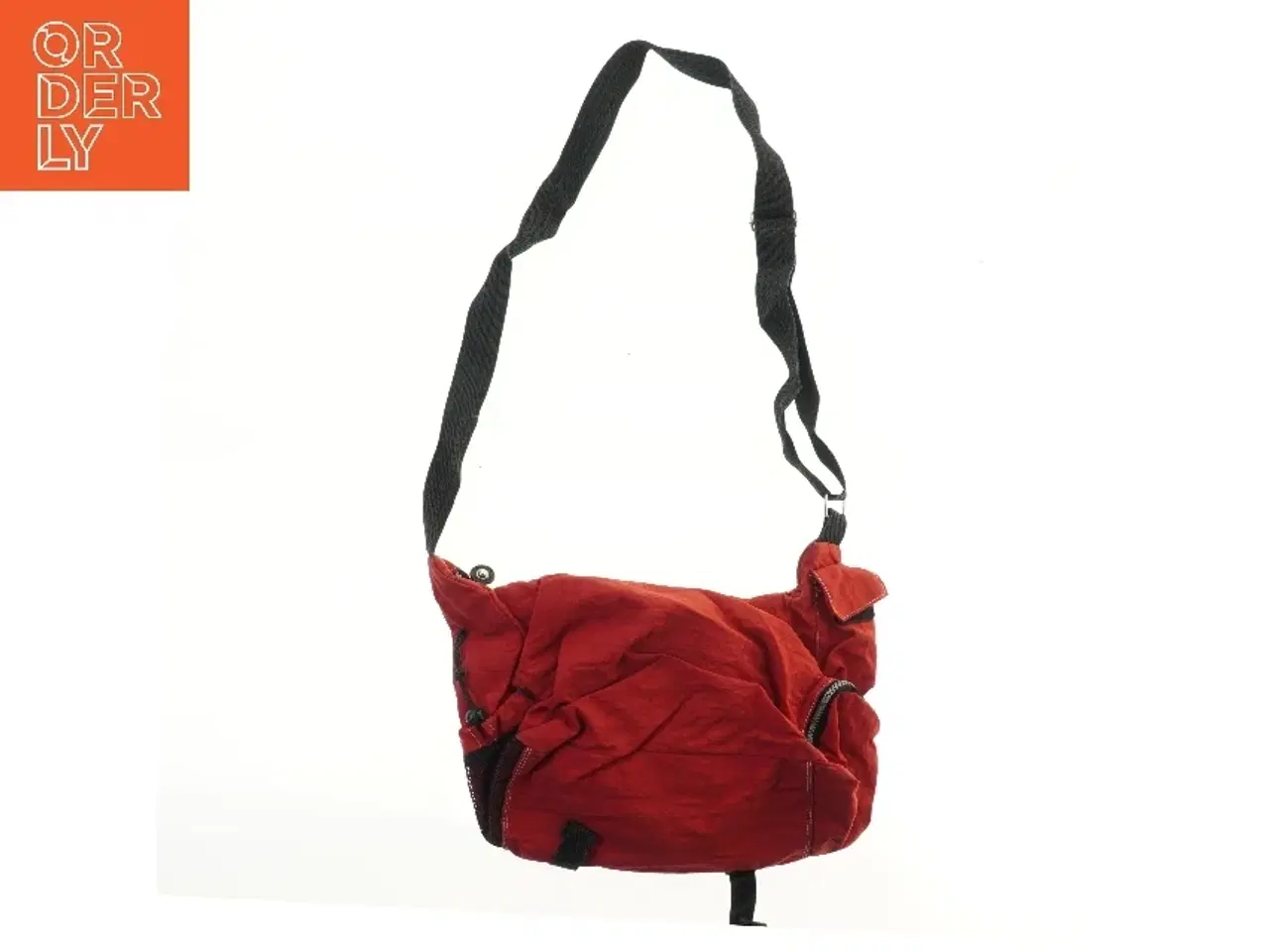 Billede 2 - Rød skuldertaske fra Kipling (str. 38x28 cm)