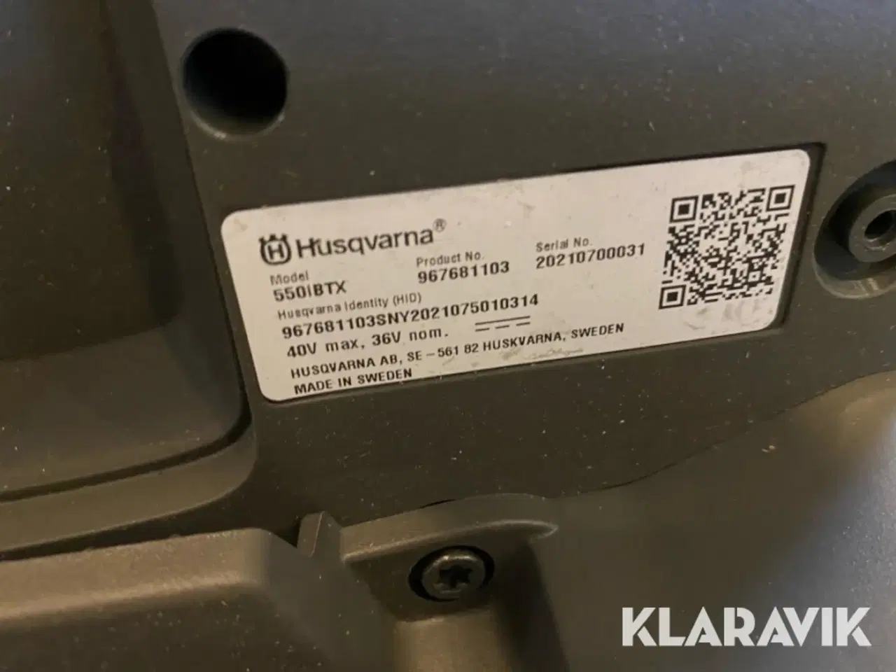 Billede 10 - Løvblæser Husqvarna 550ibtx