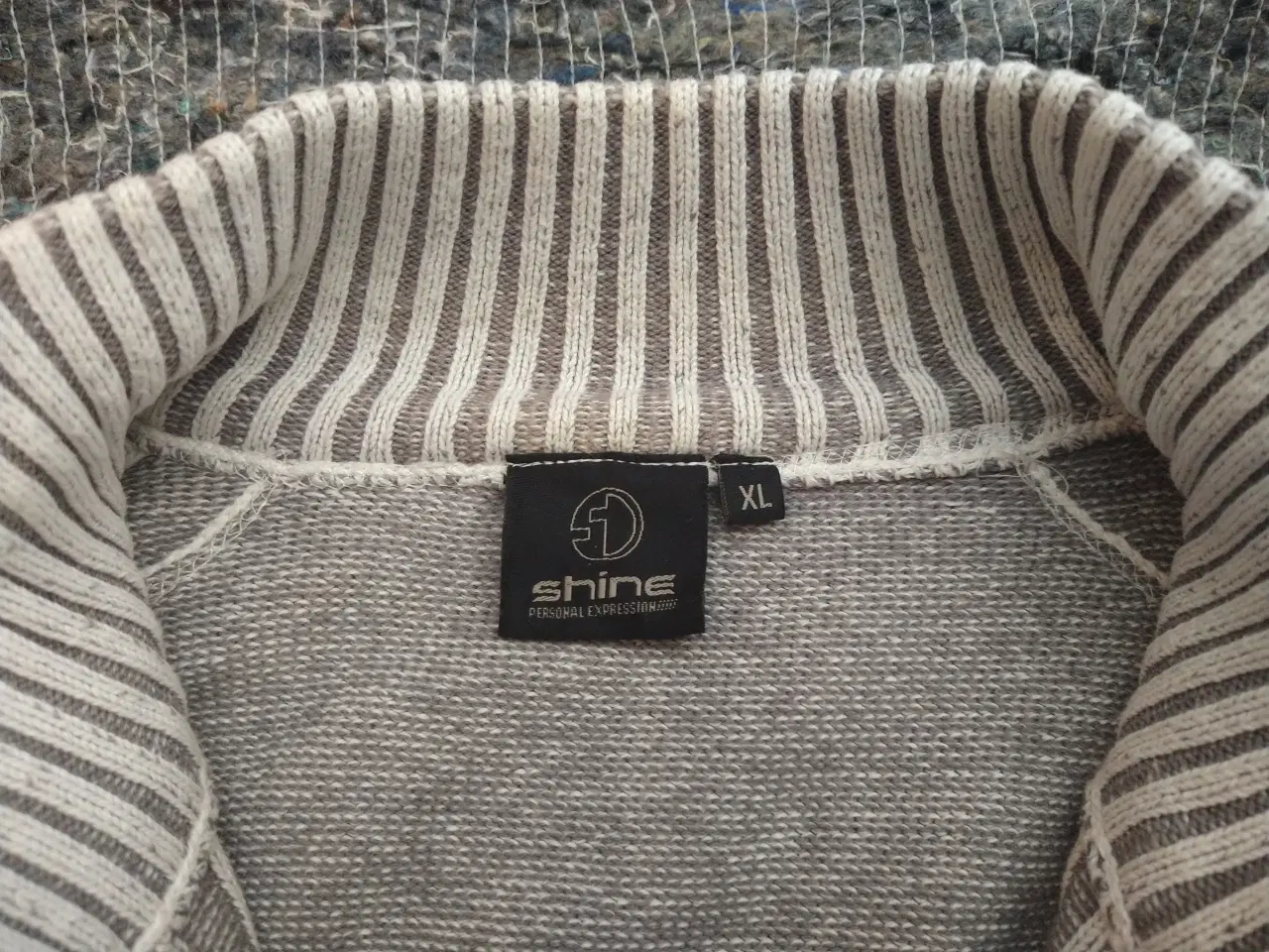 Billede 3 - Sweater strik-trøje, str. XL, hvid