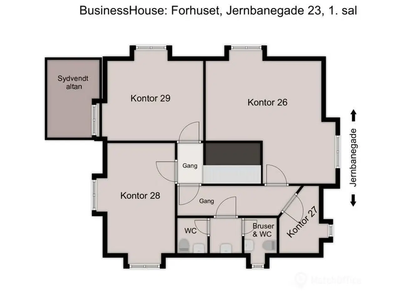 Billede 29 - Penthouse kontor i Roskilde centrum