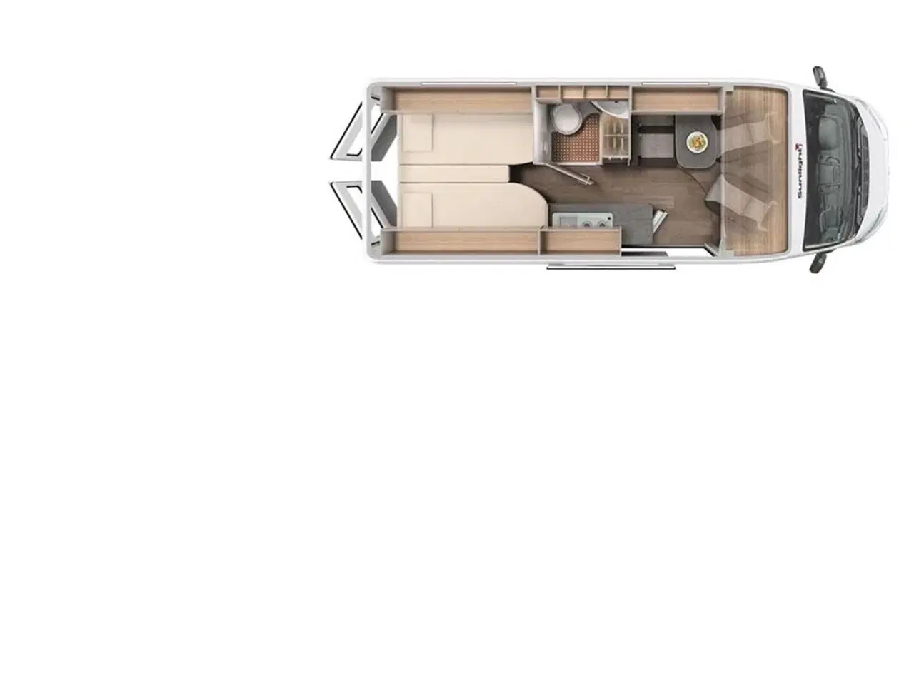 Billede 15 - 2024 - SunLight Cliff 640 Adv. Edition Aut. gear   Enkeltsenge - automatgear