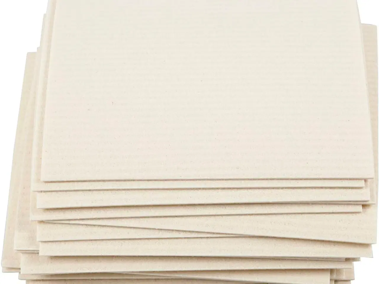 Billede 1 - Bæredygtig Karklud Råhvid - 20 stk. 17x19,5 cm