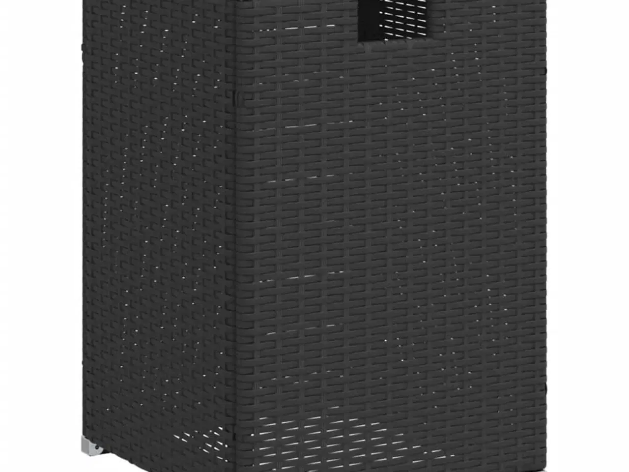 Billede 2 - Gasflaskeskjuler 40x40x60 cm polyrattan sort
