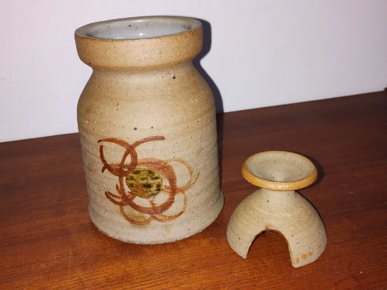 Billede 2 - Keramik marmelade krukke