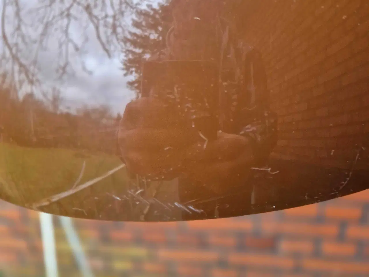 Billede 10 - Lækker chokoladebrun retrolampe i plast