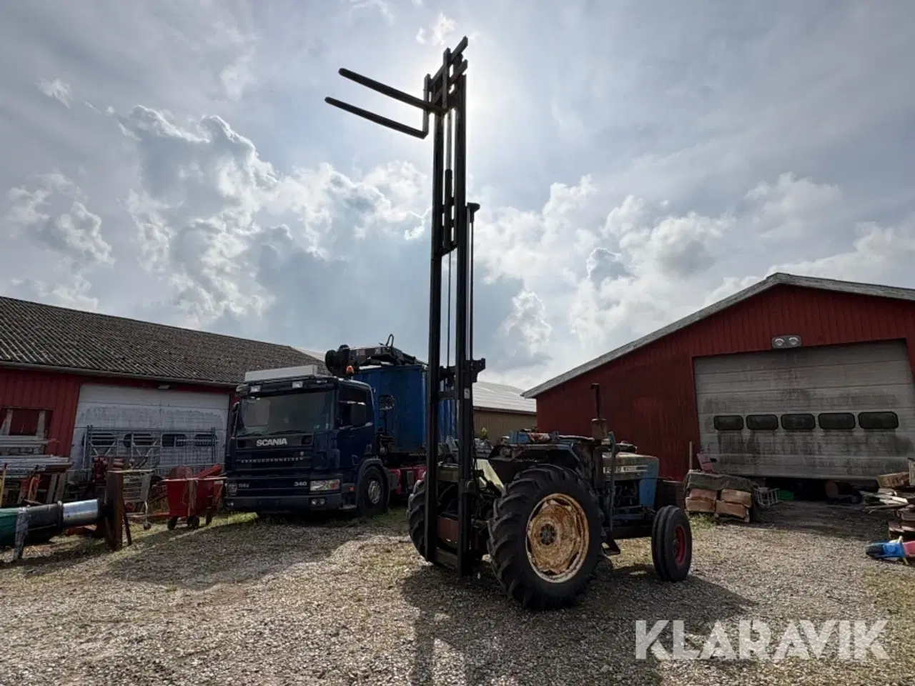 Billede 3 - Traktor Ford 2600 med byggelift