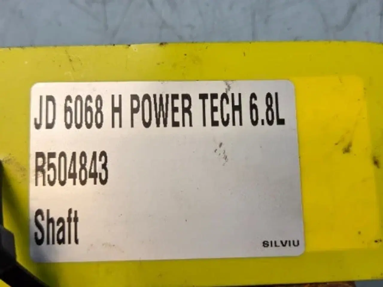 Billede 3 - John Deere 6068   Aksel   R504843