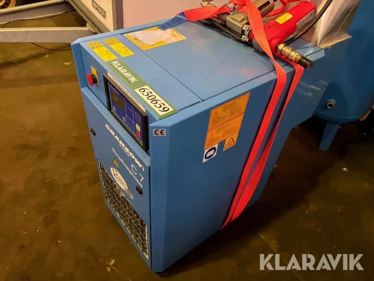 Billede 8 - Skruekompressor Boge Granzow C7 med forvarmer, tank og filter