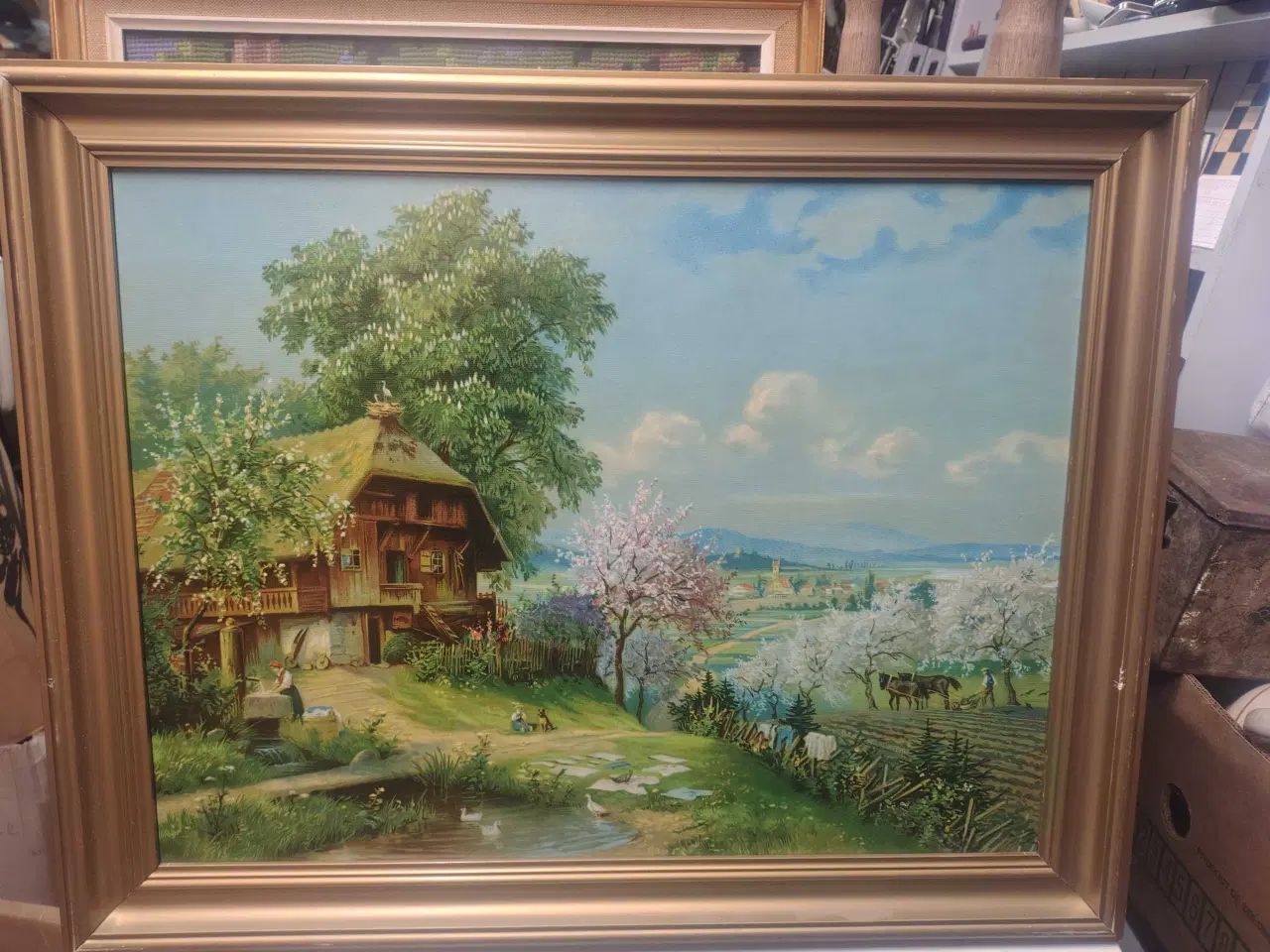 Billede 1 - Mange flotte malerier af ass. Kunstnere