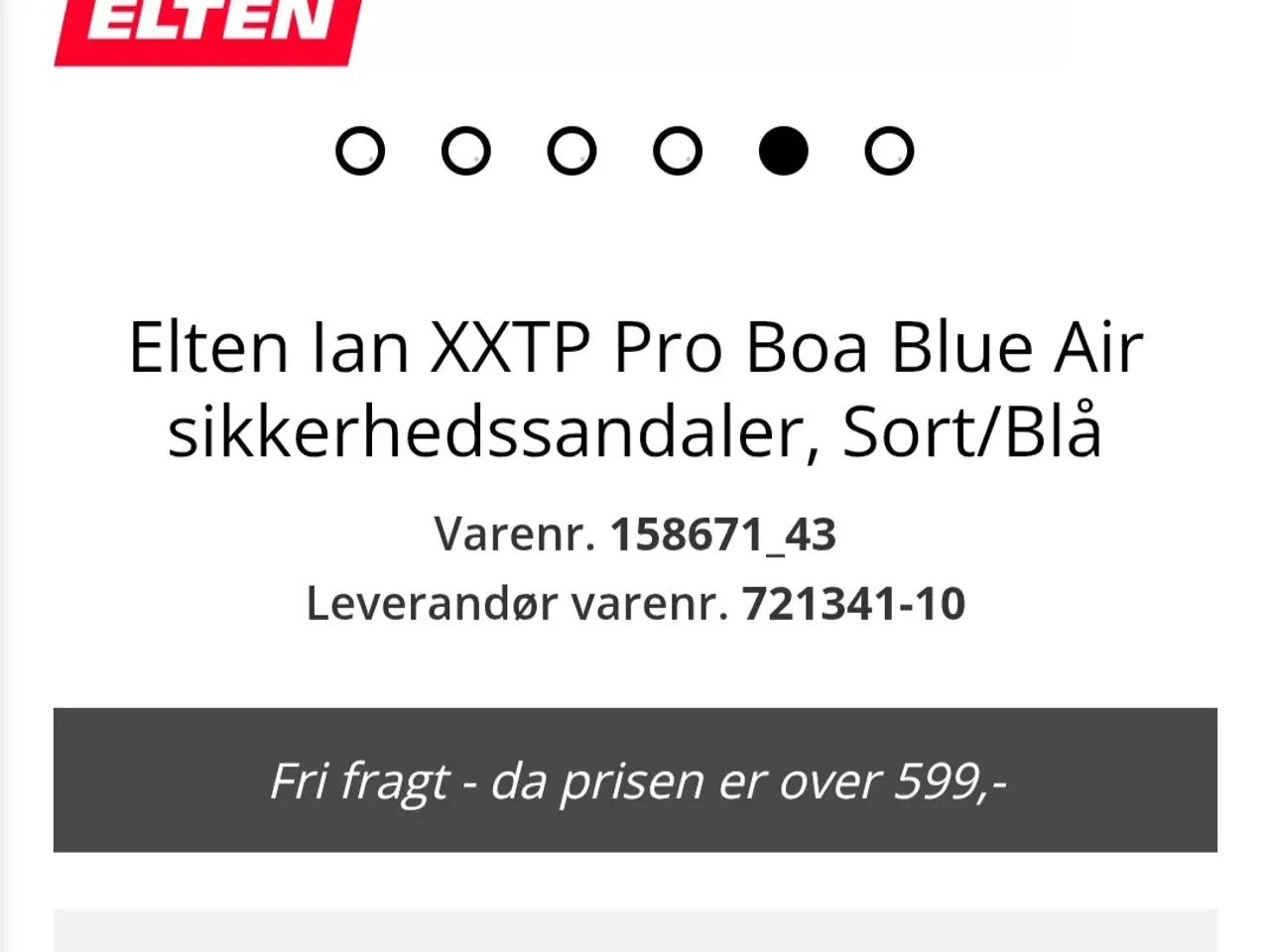 Billede 5 - Helt nye Elten Sikkerhedsko 