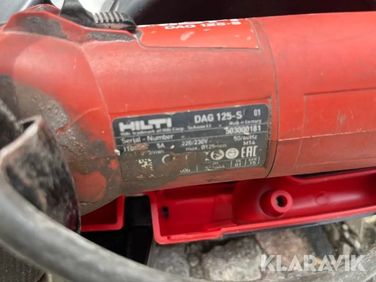 Billede 9 - Borehammer og vinkelsliber Hilti TE 5 A/DAG 125-S