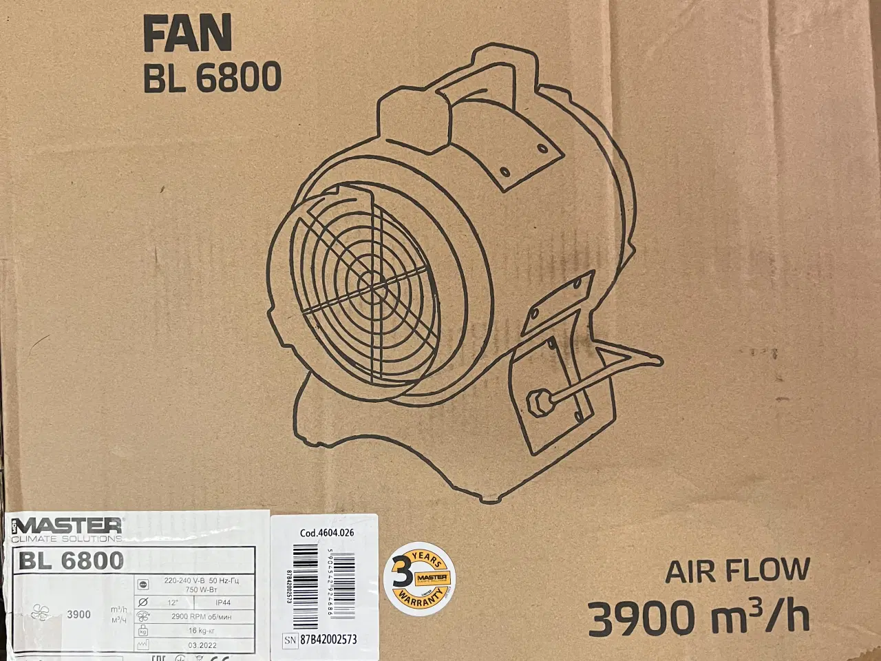 Billede 1 - Master blæser 