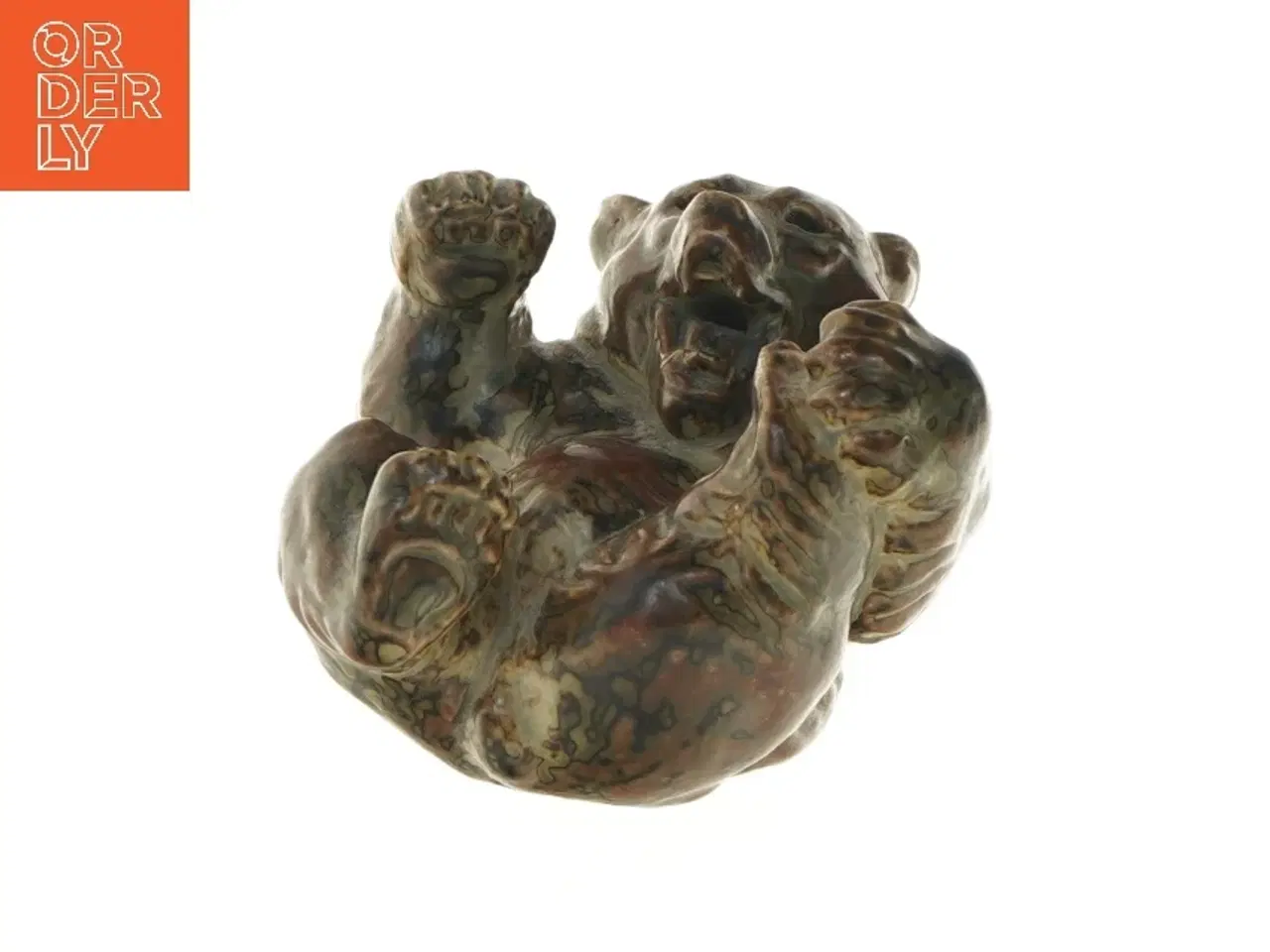 Billede 1 - Keramisk bjørnefigur fra Royal Copenhagen (str. 10x12x15 cm)