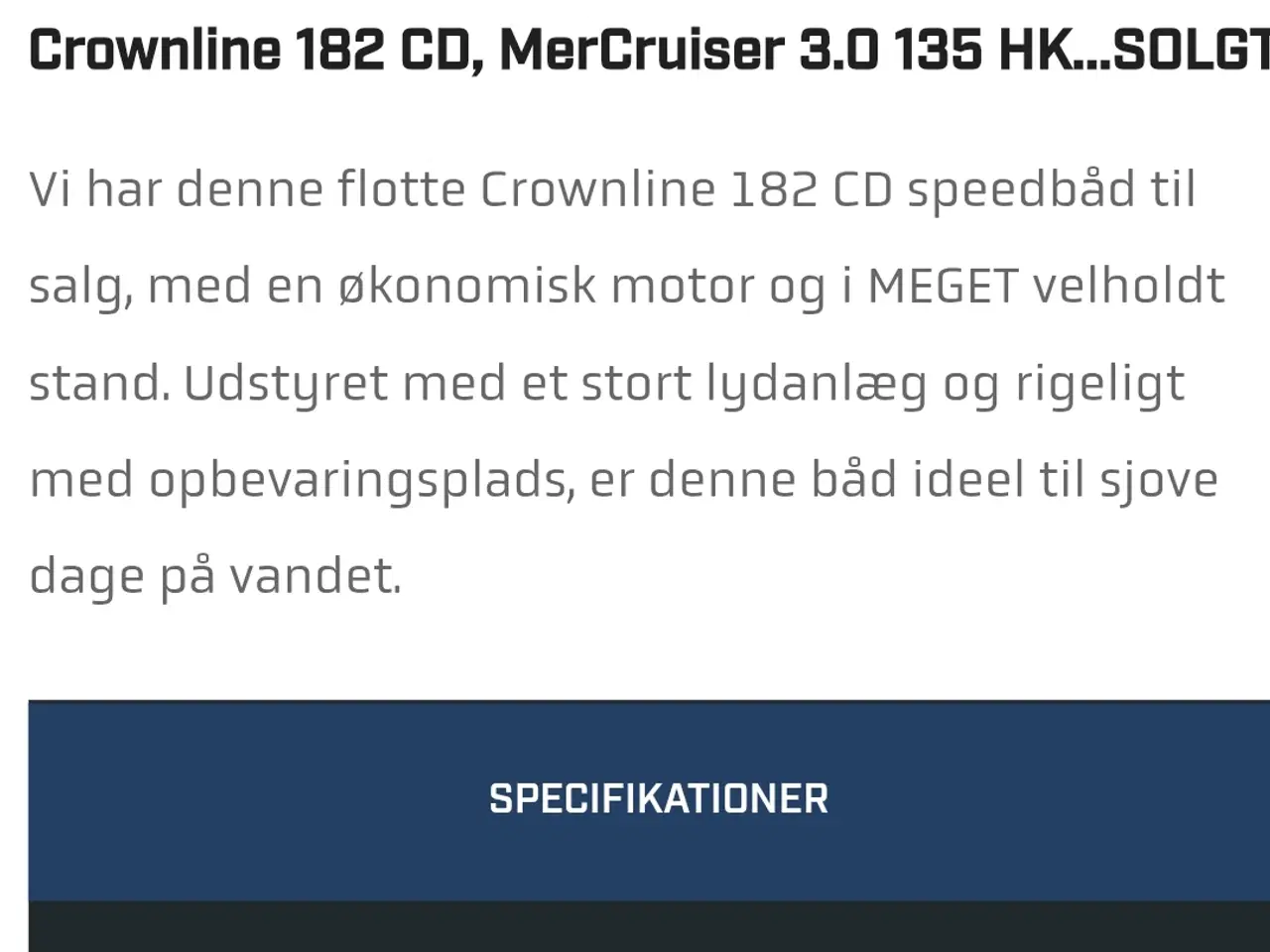 Billede 4 - Crownline 182 cd