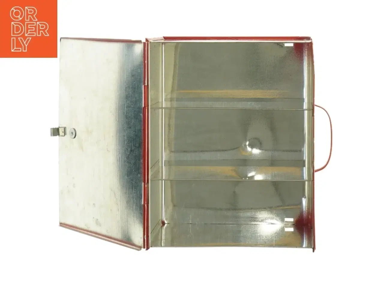 Billede 4 - Rød Metalkasse (str. 19 x 24 cm)