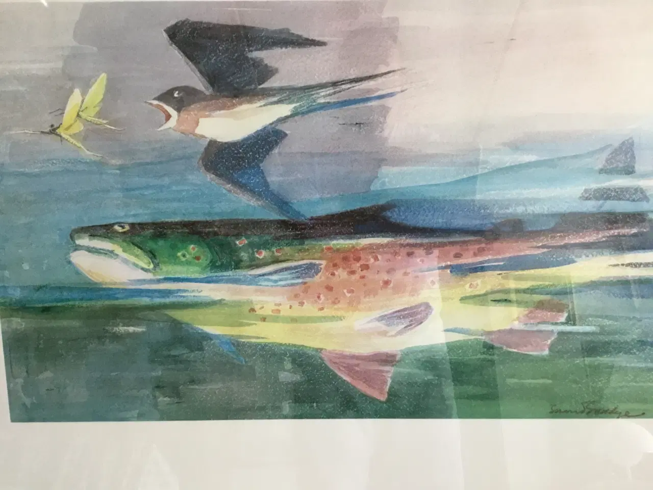 Billede 3 - Fint tryk af kendt kunstner