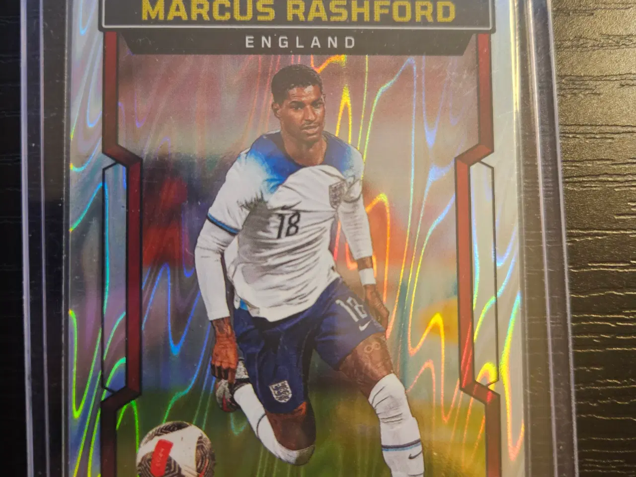 Billede 1 - Marcus Rashford Silver Swirl Fodboldkort