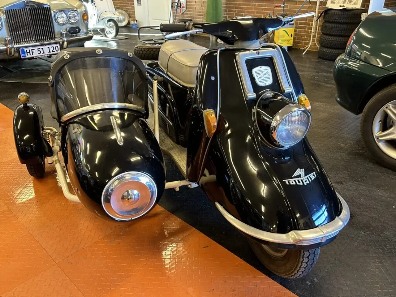 Billede 1 - Heinkel Tourist 200 med sidevogn nysynet