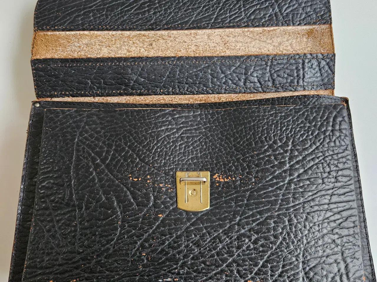 Billede 2 - Retro skoletaske/ mappe/ workbag