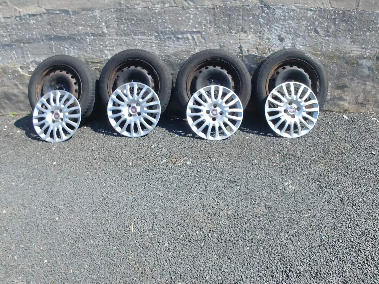 Billede 1 - Fiat punto 15"stålfælge incl hjulkapsler