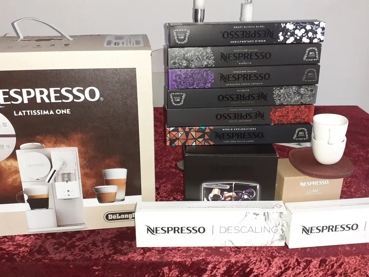 Billede 1 - Nespresso Latissimo One, ny inc  kaffe , kopper.. 