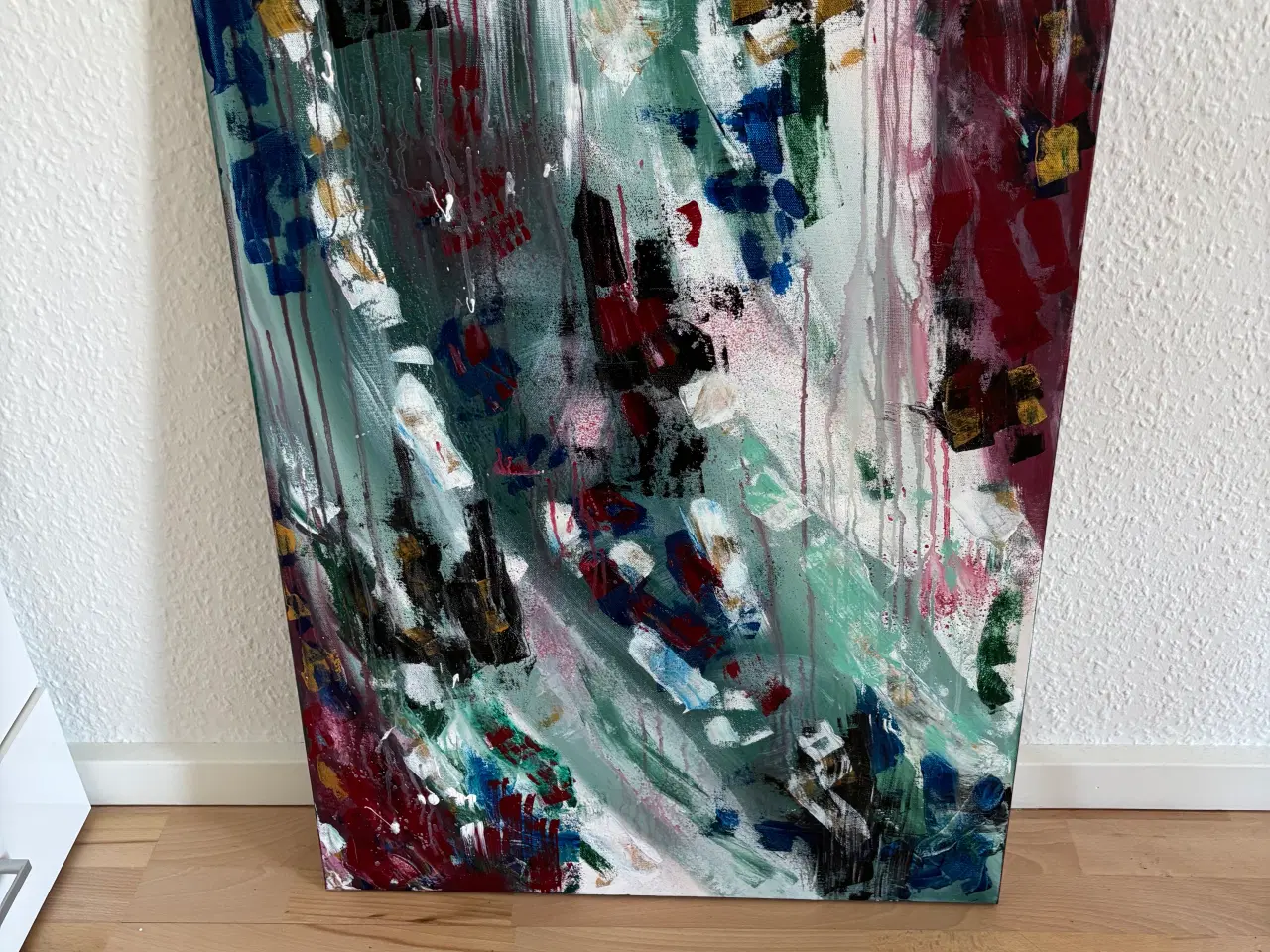 Billede 2 - Abstrakt akryl maleri 