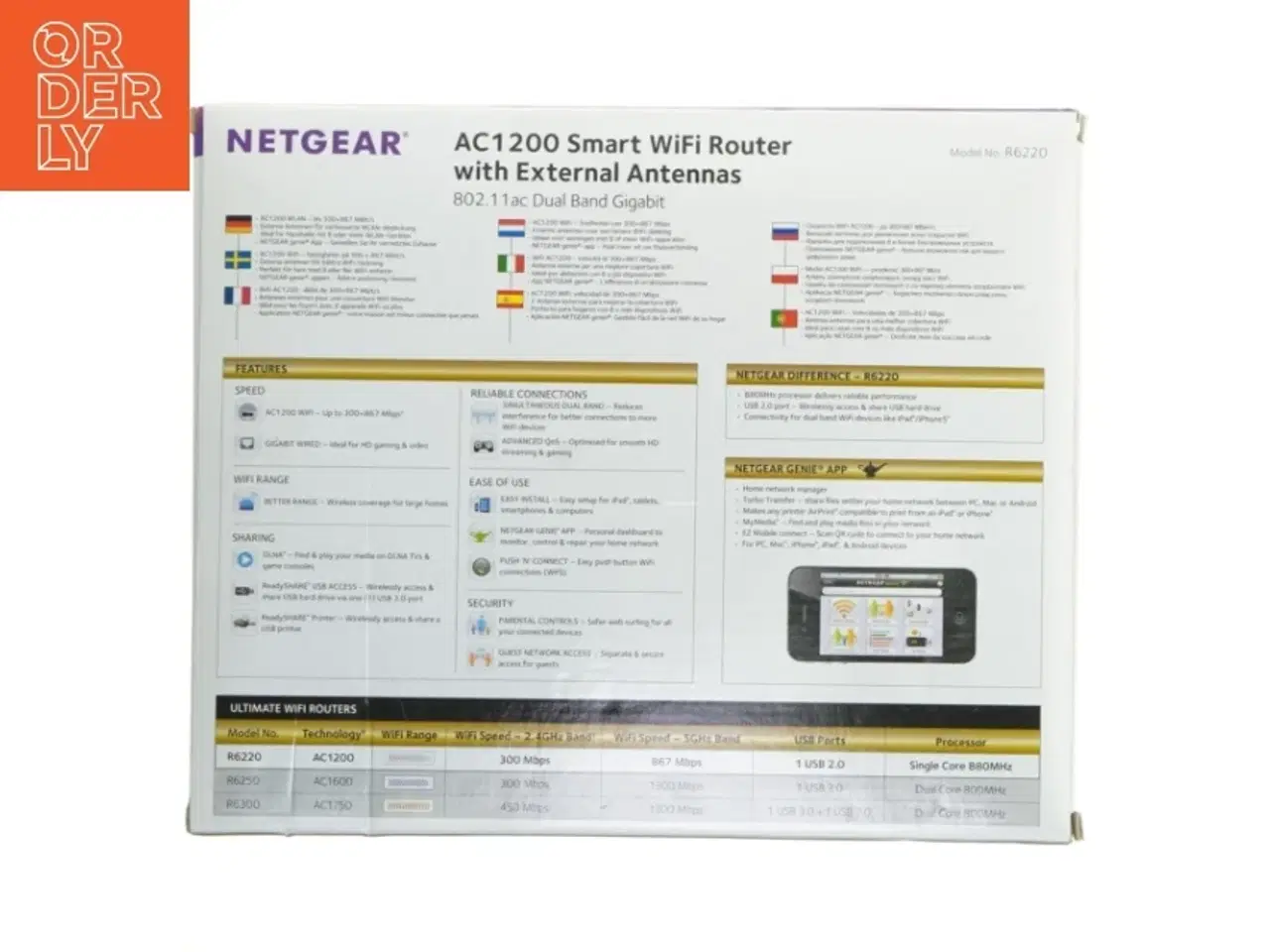 Billede 4 - Netgear AC1200 Smart WiFi Router fra Netgear (str. 34x28 cm)