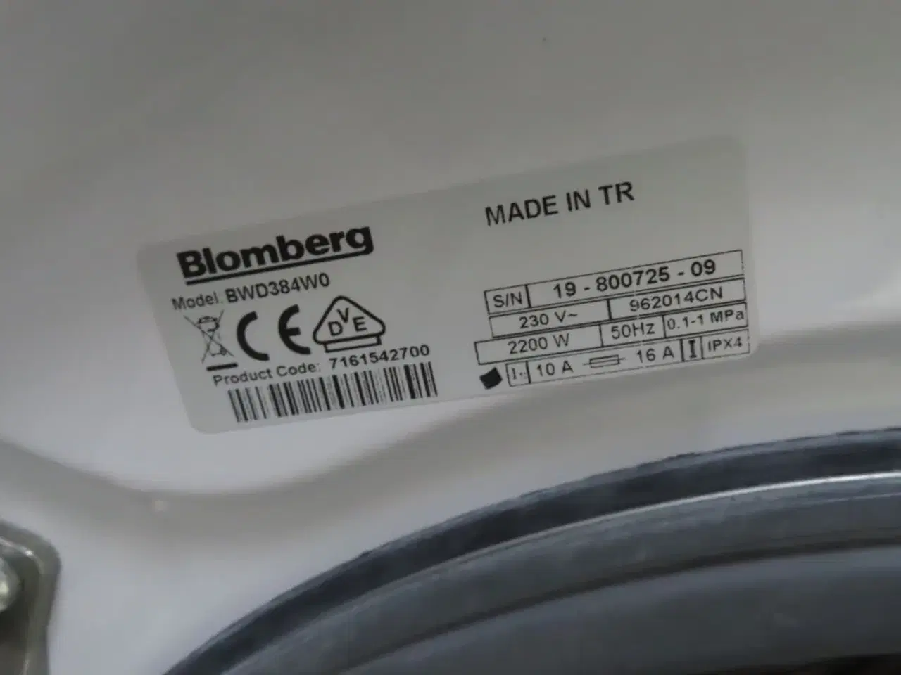 Billede 7 - Vaskemaskine BLOMBERG BWD384W0