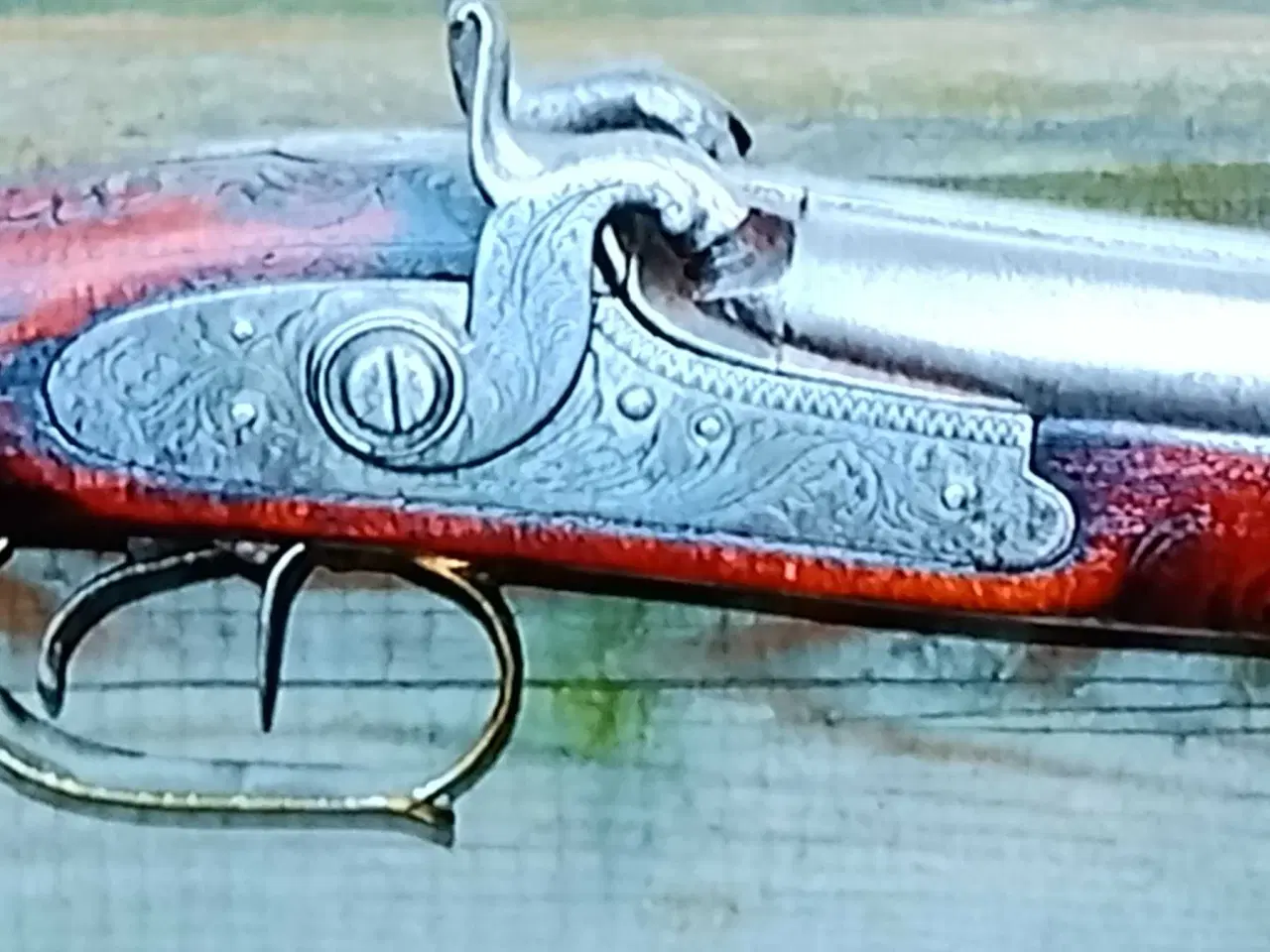 Billede 3 - perkussionsgevær dobbelt løbet