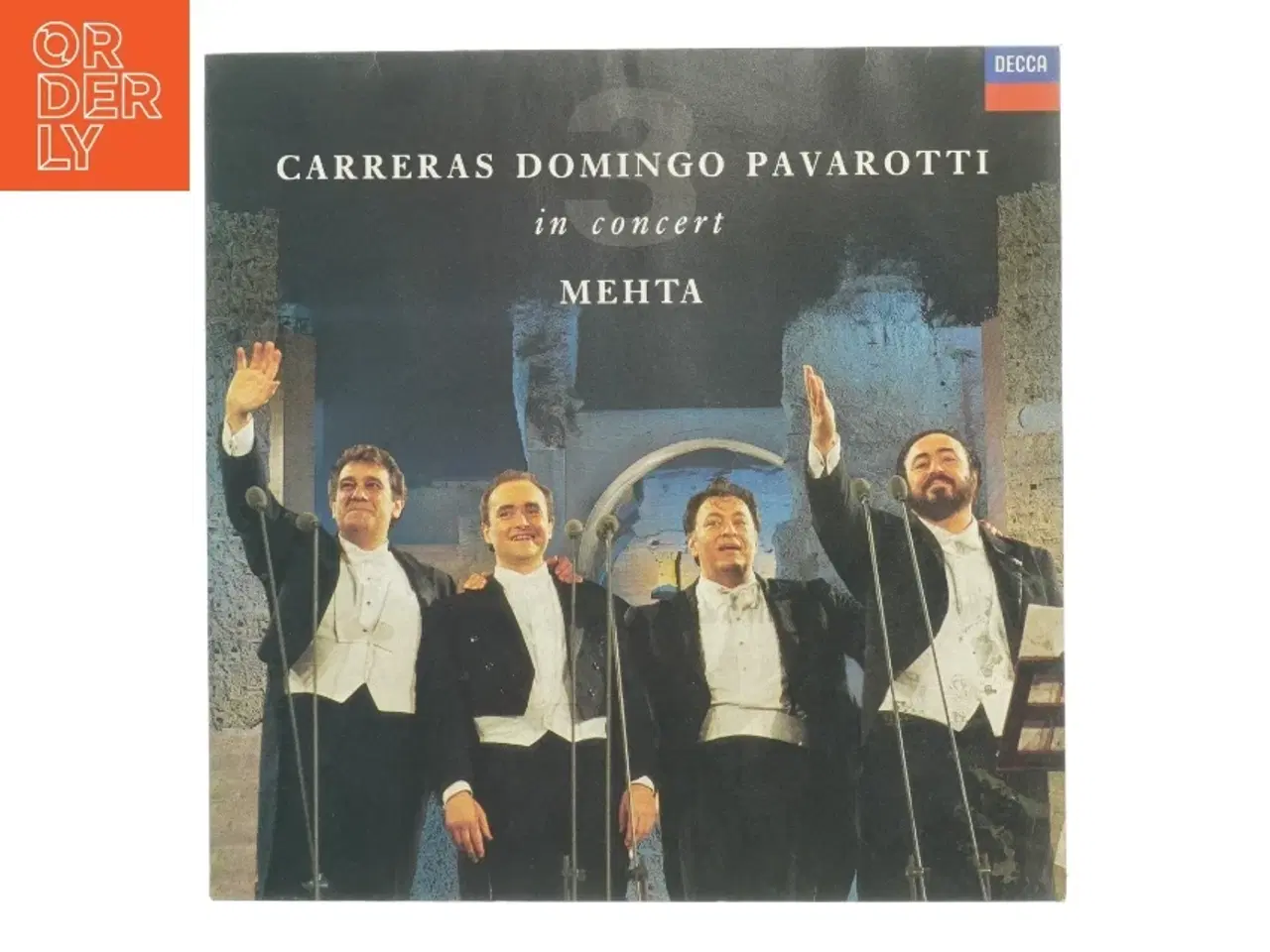 Billede 1 - De tre tenorer i concert - Mehta (LP)