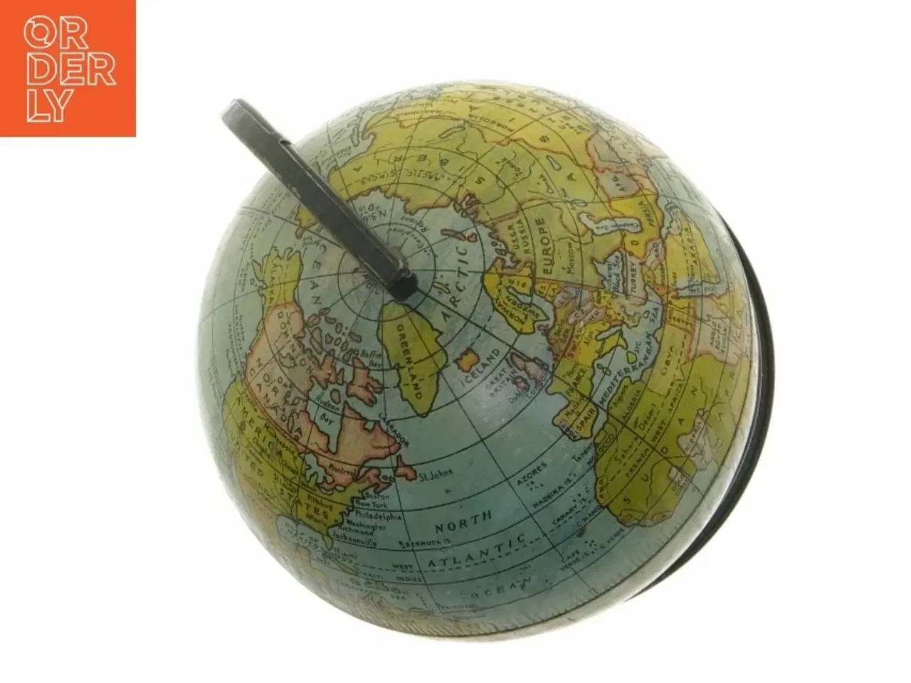 Billede 5 - Vintage metal globus (str. 21 cm)