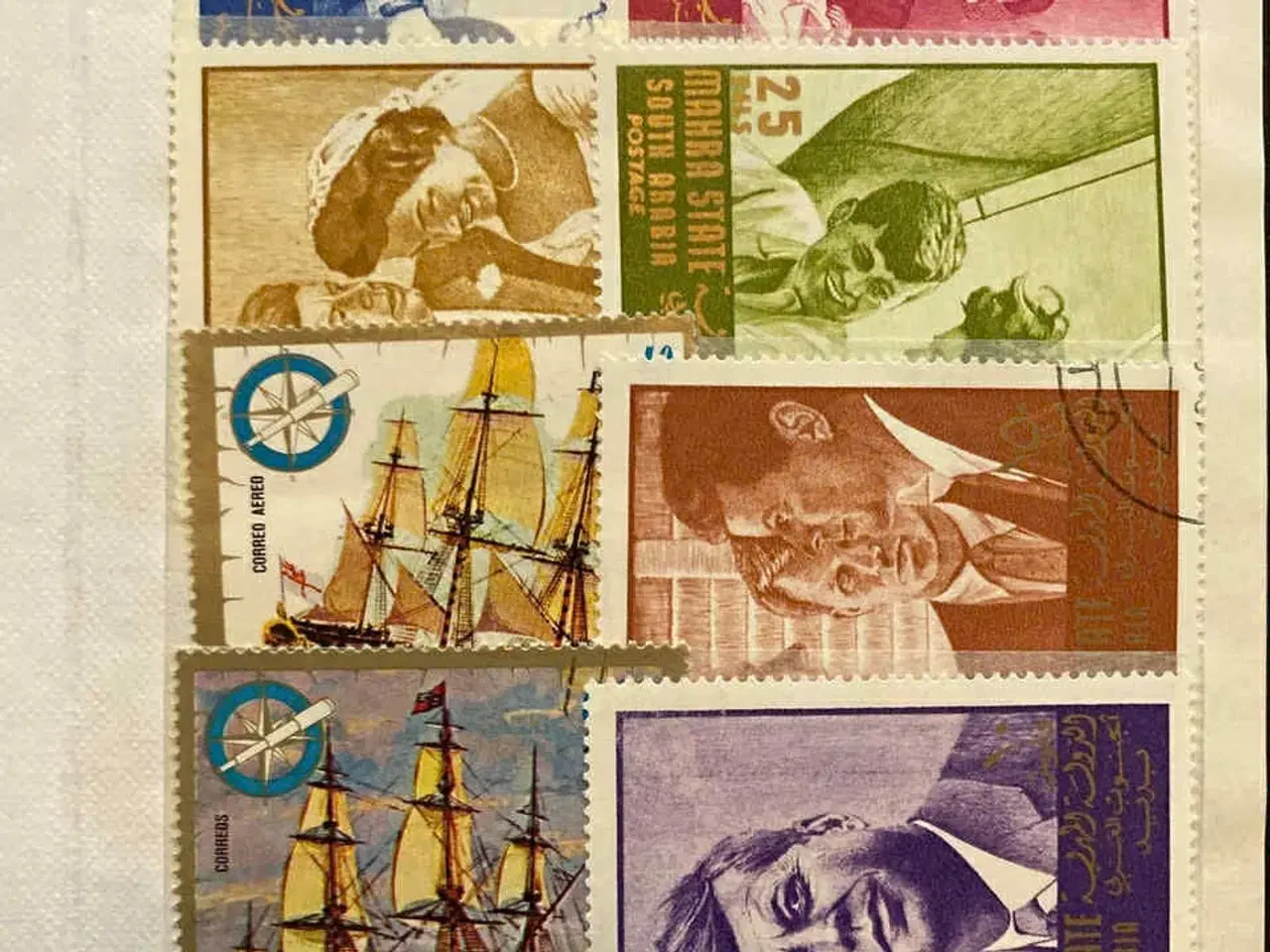 Billede 2 - Frimærkesamling. Øvrige lande, stemplet