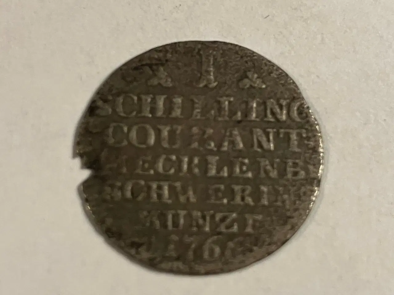 Billede 1 - 1 Schilling Courant Mecklenburg Schwerin 1766