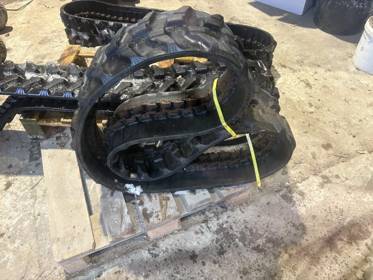 Billede 1 - Gummi bælte til minigraver