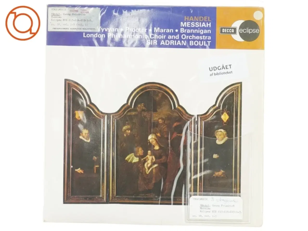 Billede 1 - Händel Messiah Vinylplade fra DECCA