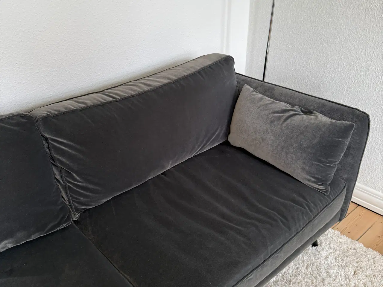 Billede 5 - 3-personers veloursofa 