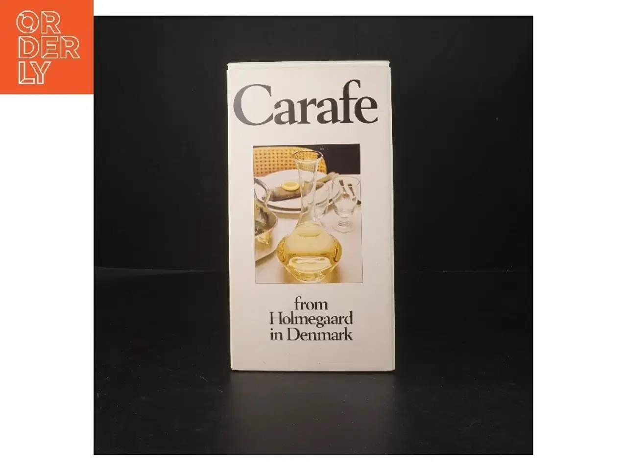 Billede 2 - Glas karaffel fra Holmegaard (str. 26x15 cm)