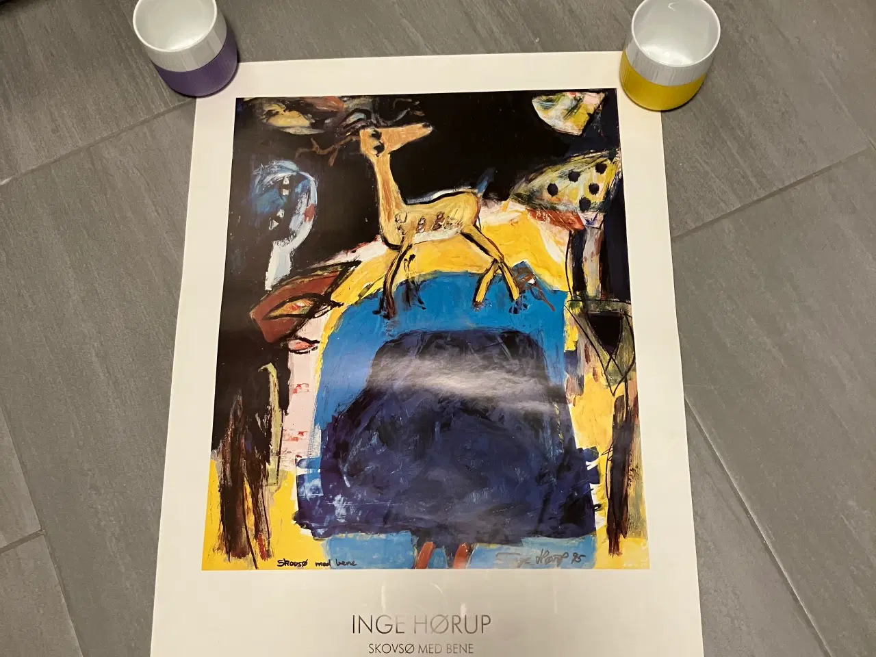 Billede 1 - Kunstplakat Inge Hørup