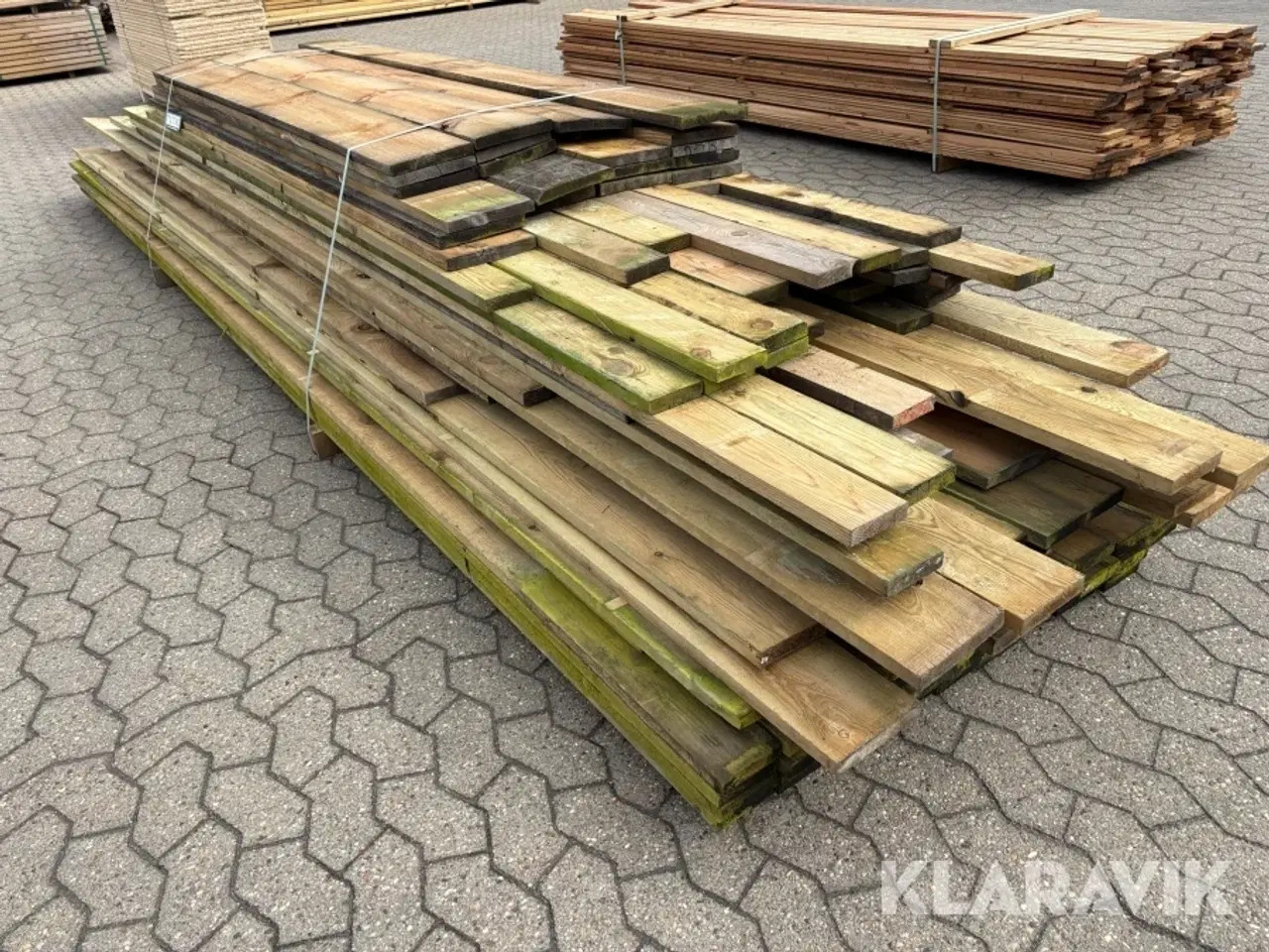 Billede 4 - Blandet lot Trykempraneret træ