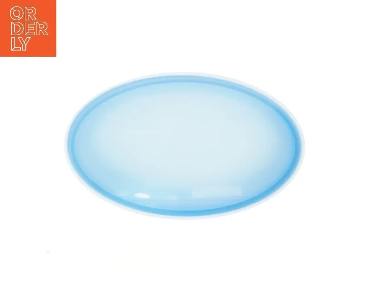 Billede 2 - Blå plastikbeholder med låg (str. 17x8 cm)