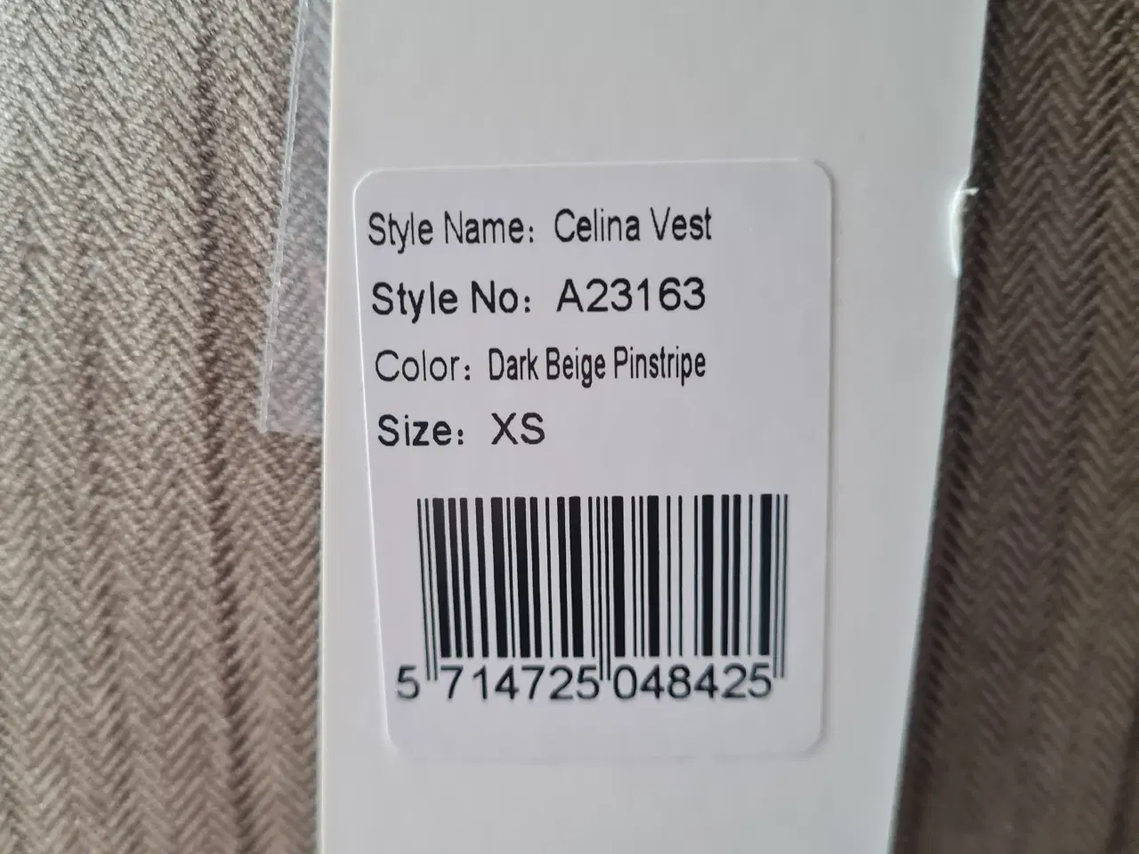 Billede 6 - Ny vest str XS 34 fra Bi IC