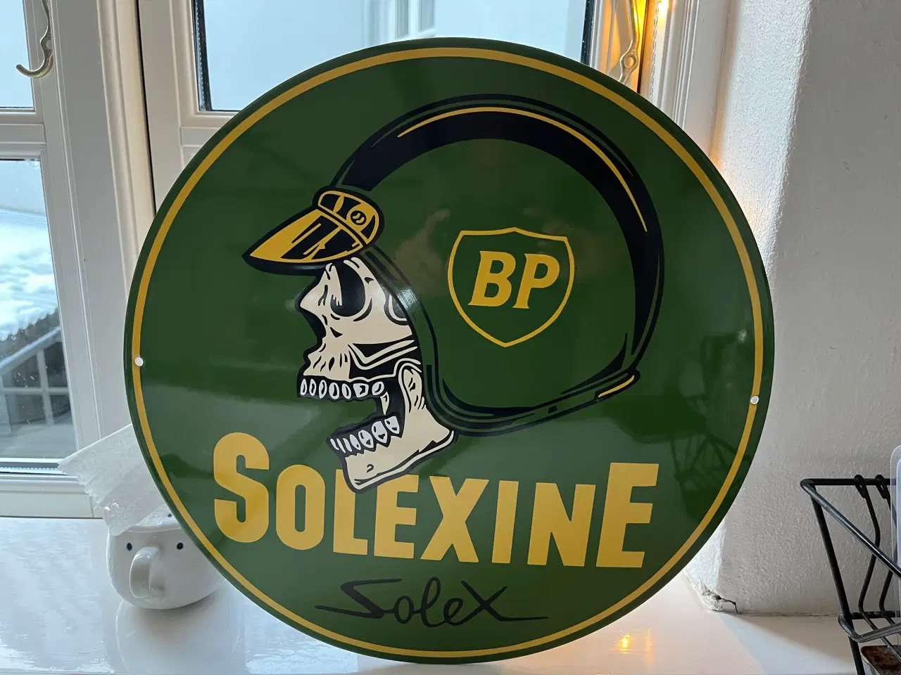 Billede 1 - Emaljeskilt BP Solexine