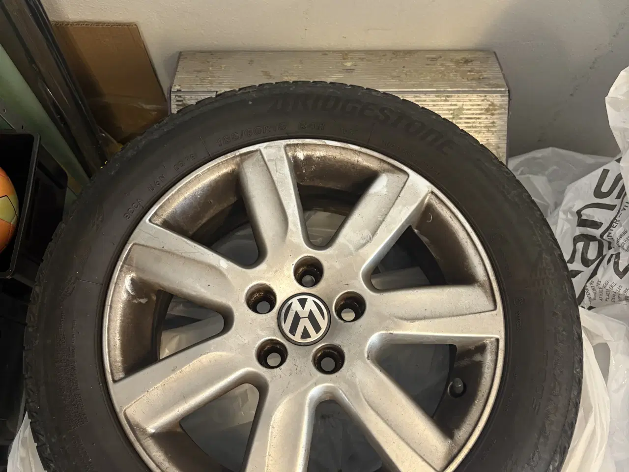 Billede 1 - Originale 15” VW fælge m. Sommerdæk.
