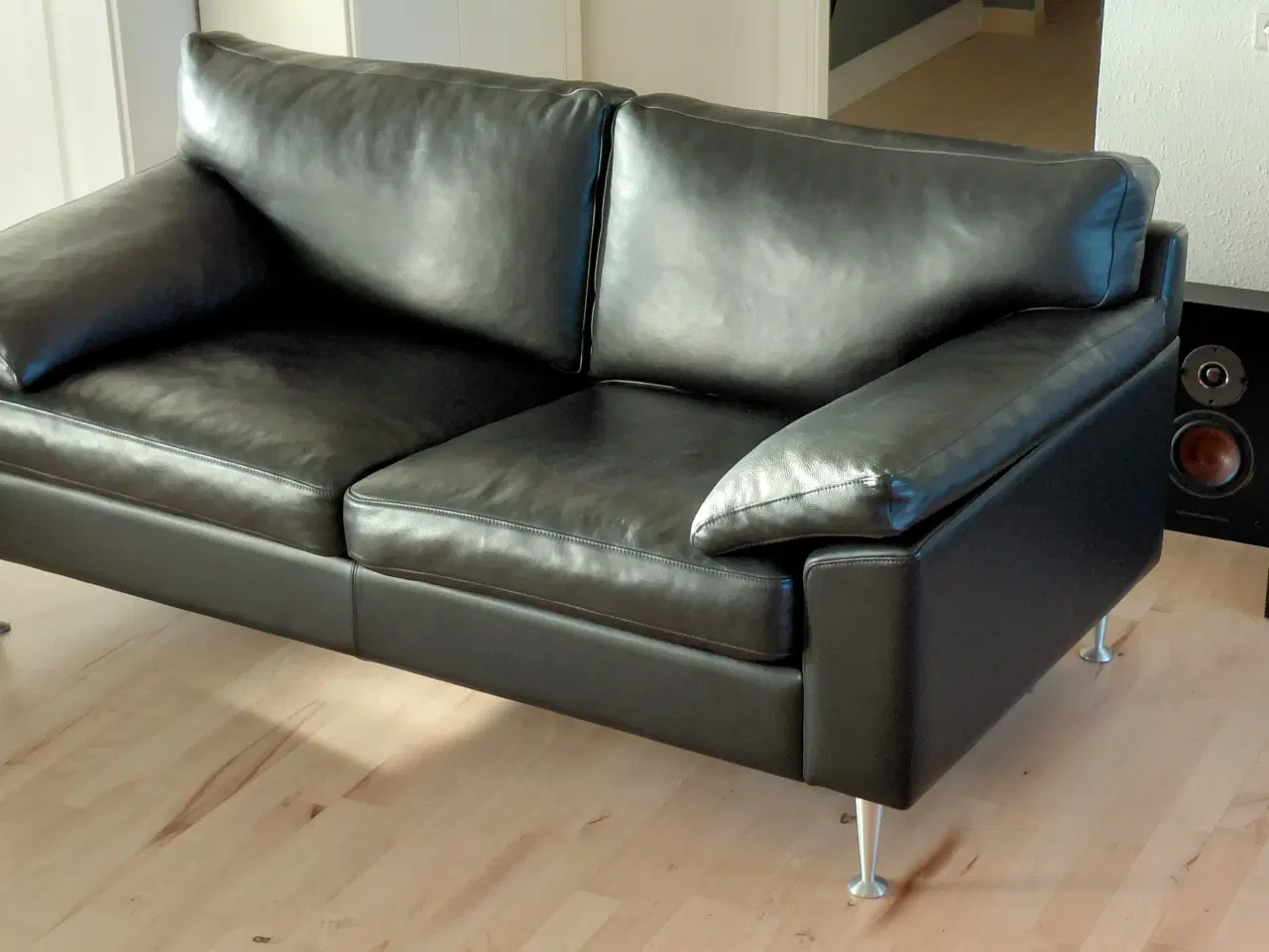 Billede 2 - 2 personers Mogens Hansen lædersofa model 2163